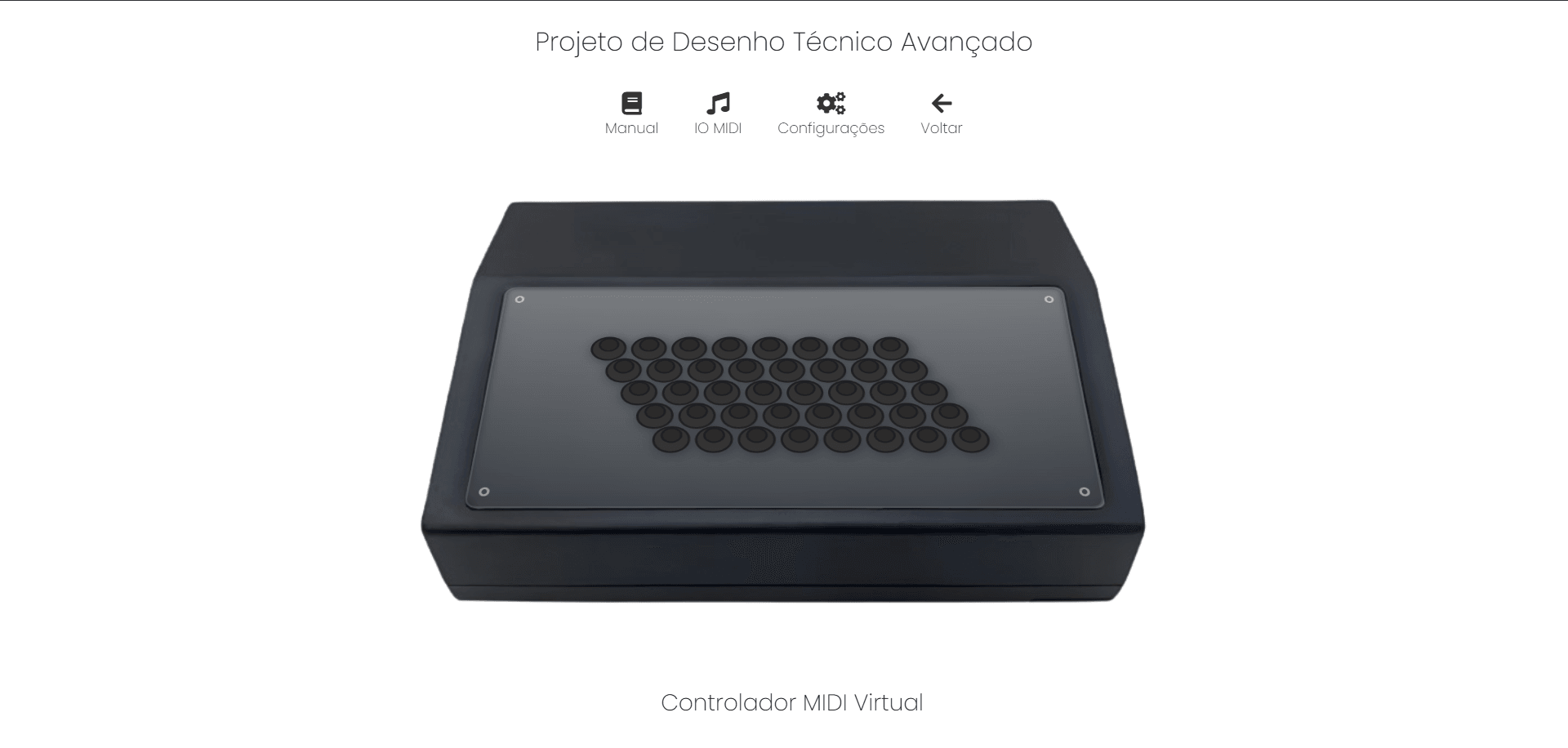 Projeto de DTA - Controlador MIDI Virtual