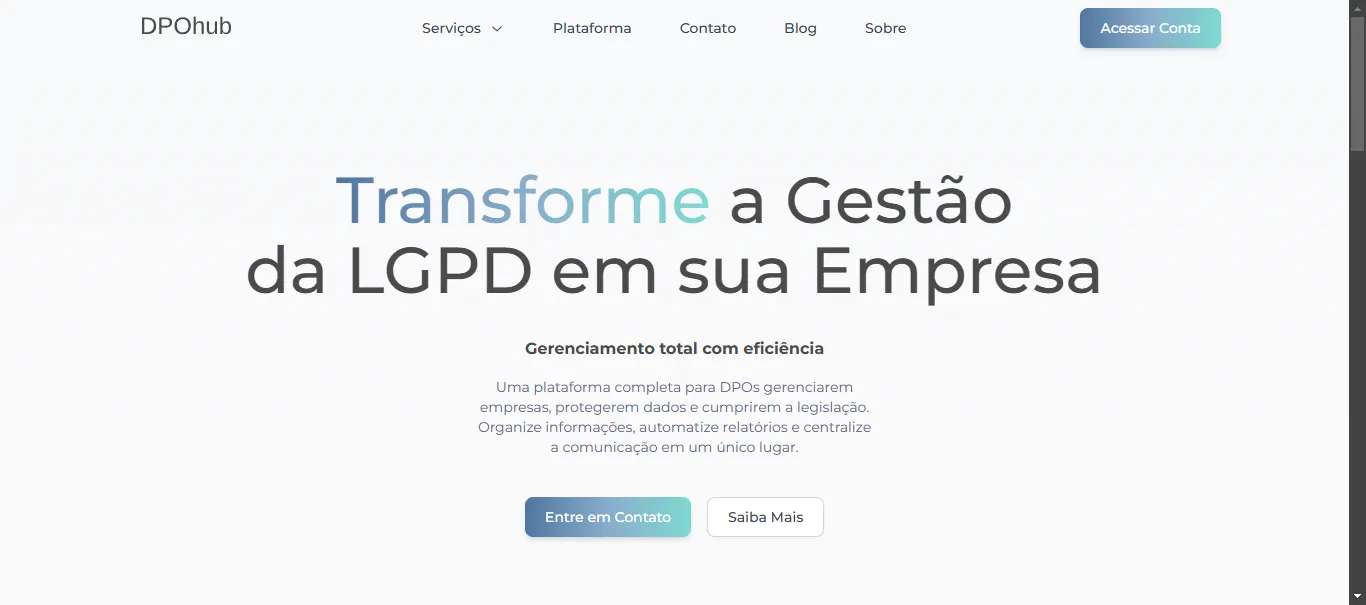 Safeguard - LGPD Management & Compliance Platform